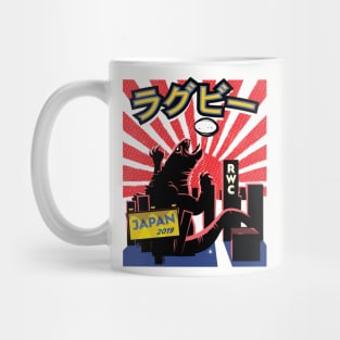 Rugby Godzilla Japan 2019 Mug